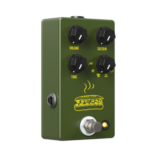 JHS Pedals Muffuletta Army Green - left angle view