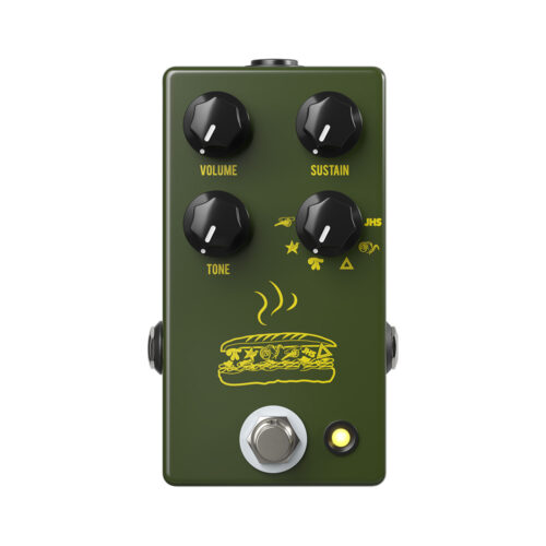 JHS Pedals Muffuletta Army Green - front view