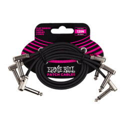 Ernie Ball EB-6222 Flat Patch Cable 30 cm (3 pack)