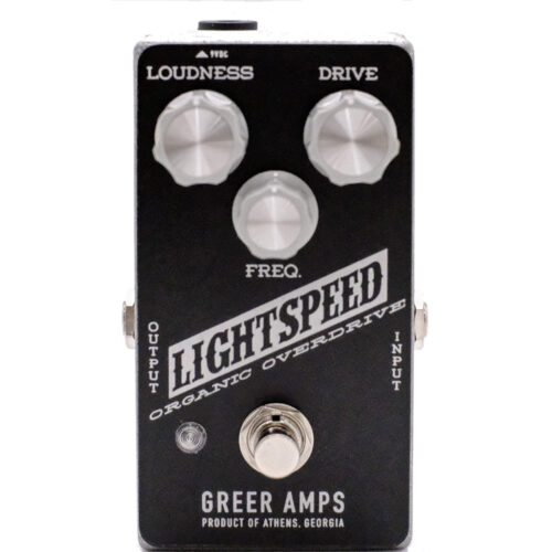 Greer Amps Lightspeed Organic Overdrive Grayscale