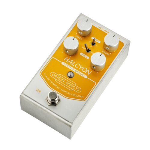 Origin Effects Halcyon Gold Overdrive - slant angled view