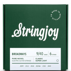 Stringjoy Broadways 6S Classic Super Light 9-40