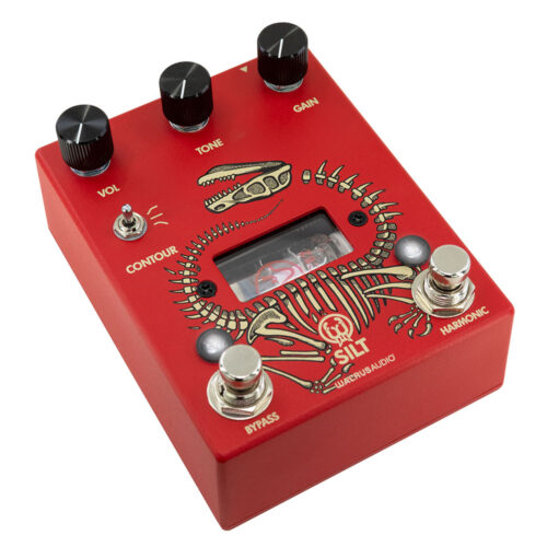 Walrus Audio Silt Red - slanted angle view