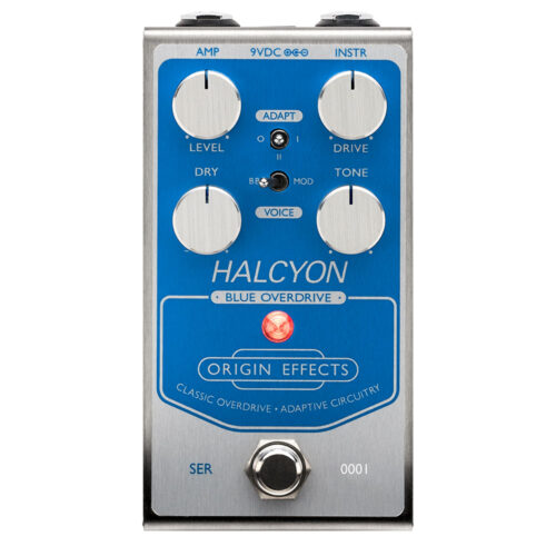 Origin Effects Halcyon Blue Overdrive - front view