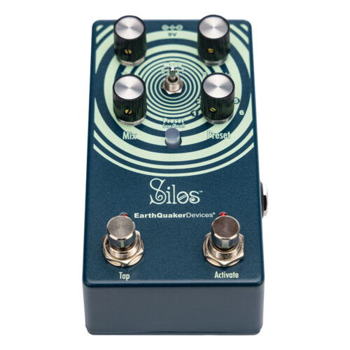 EarthQuaker Devices Silos -front angle view