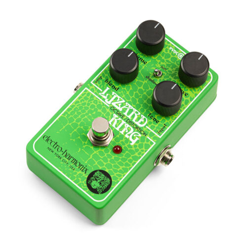 Electro-Harmonix Lizard King Bass Octave Fuzz - right angled view