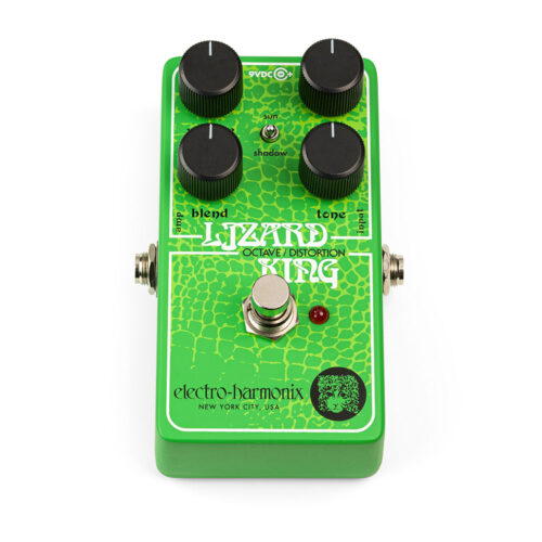 Electro-Harmonix Lizard King Bass Octave Fuzz - front angled view