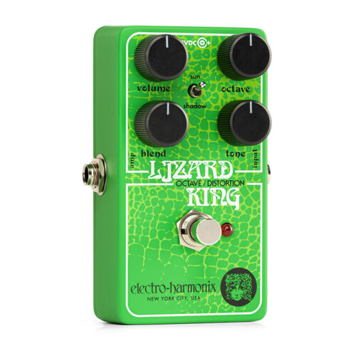 Electro-Harmonix Lizard King Bass Octave Fuzz - left angled view