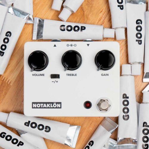 JHS Pedals Notaklön - finished build with goop