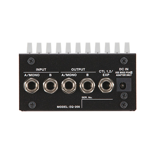 Boss EQ-200 Graphic Equalizer - backpanel view